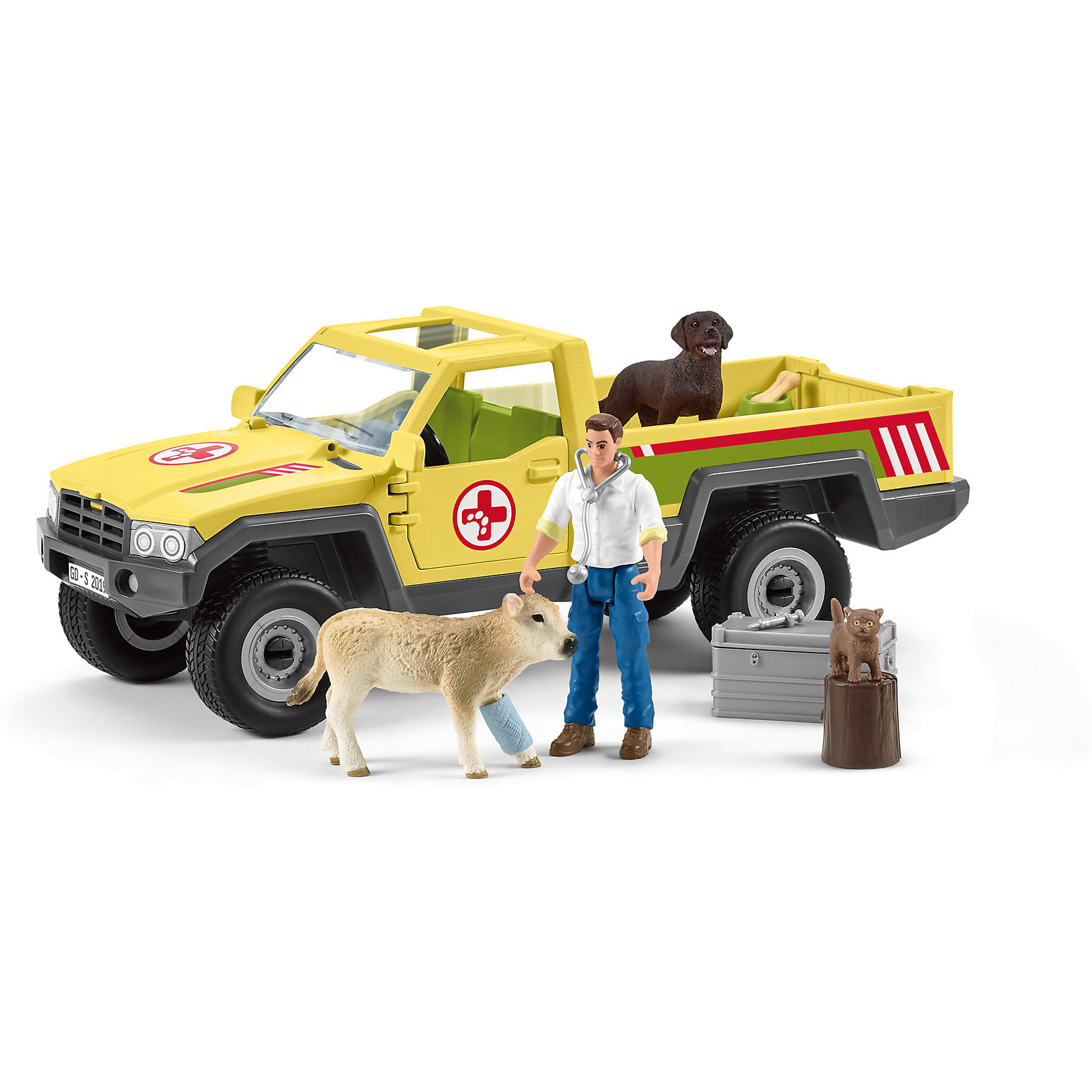 Игровой набор "Визит ветеринара на ферму" Schleich 12904164