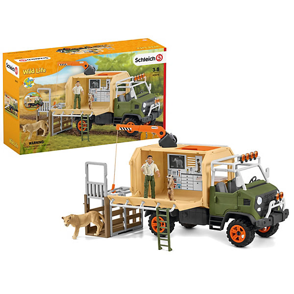 

Грузовик Schleich, ветеренарный, спасательный
