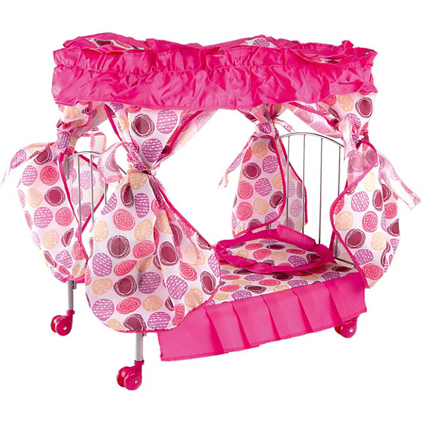 

Кроватка с балдахином Buggy Boom Loona, белый с кружочками, Кроватка с балдахином Buggy Boom Loona, с кружочками