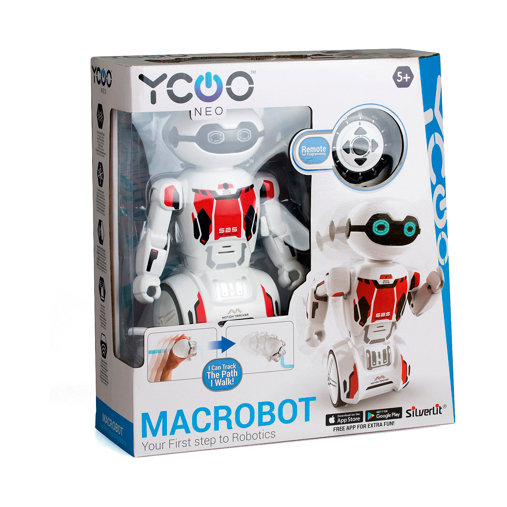 фото Интерактивный робот Silverit Yxoo "Макробот", красный Silverlit