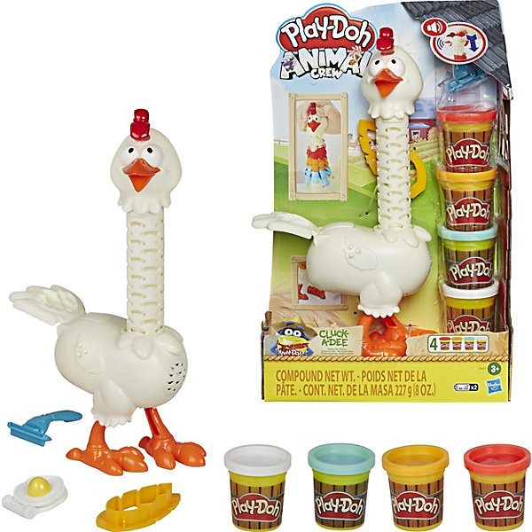 

Игровой набор Play-Doh Animal Crew Курочка - чудо в перьях