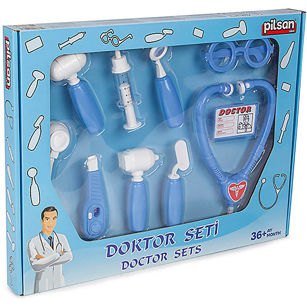 фото Игровой набор Pilsan Doctor Set, синий