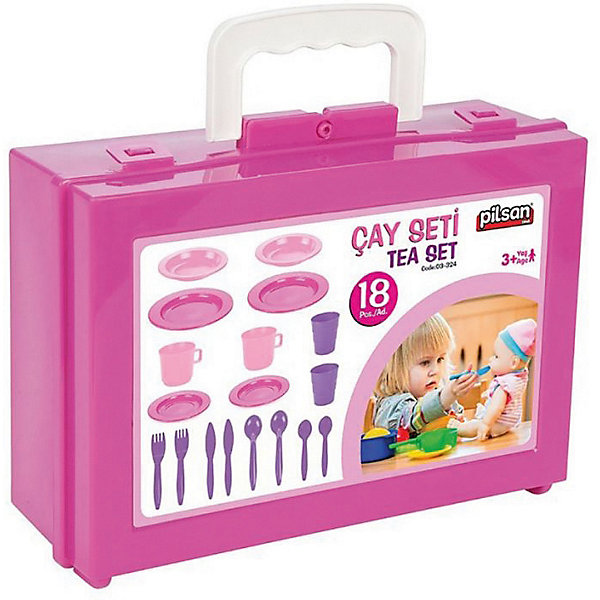 

Игровой чайный набор Pilsan Tea Set, Разноцветный, Игровой чайный набор Pilsan Tea Set