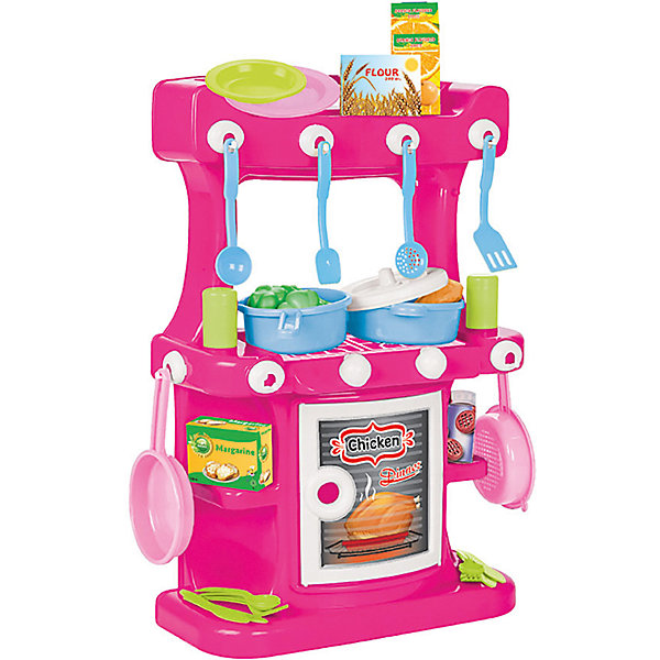 

Игровой набор Pilsan Kitchen Set "Кухонный", розовый, Игровой набор Pilsan Kitchen Set "Кухонный",