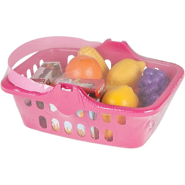 

Игровой набор фруктов Pilsan Fruit Basket, Розовый, Игровой набор фруктов Pilsan Fruit Basket