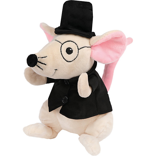 Мягкая игрушка "Сэр Мышь", 20 см, бело-черная Fluffy Family 12969772