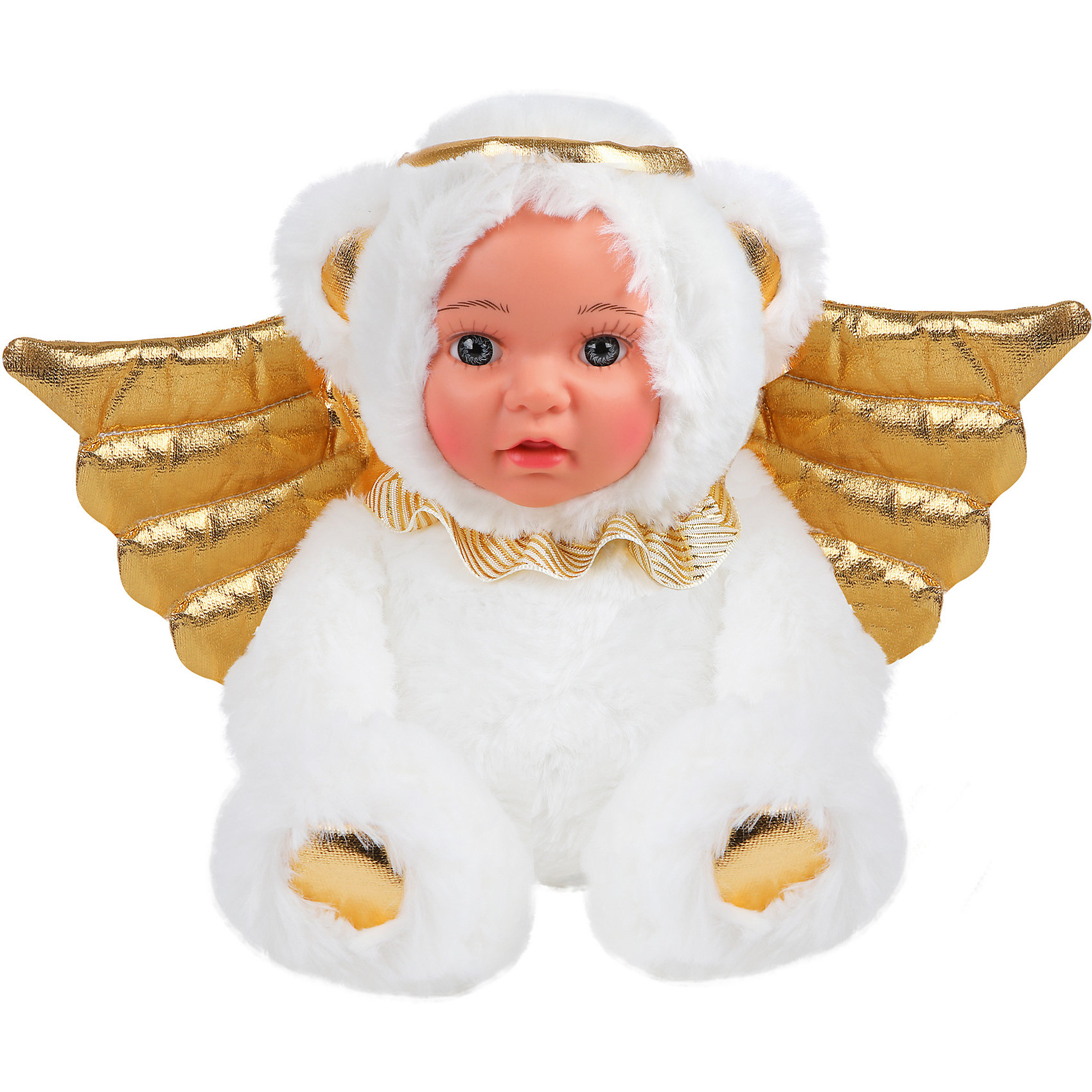 Мягкая игрушка "Мой мишка ангелочек", белая Fluffy Family 12969778
