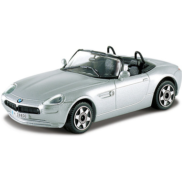 

Машинка Bburago BMW Z8, 1:43, Серебряный