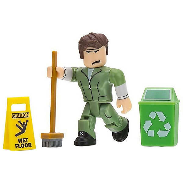 

Игровой набор Jazwares Roblox, Уборщик Глен, Зеленый, Игровой набор Jazwares Roblox, Уборщик Глен