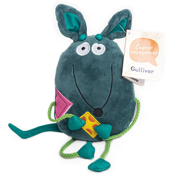 

Мягкая игрушка Gulliver "Мышка Хвостик", 16 см, Разноцветный, Мягкая игрушка Gulliver "Мышка Хвостик", 16 см