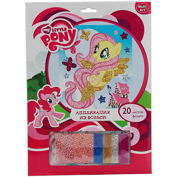 

Аппликация из фольги MultiArt My Little Pony, Разноцветный, Аппликация из фольги MultiArt My Little Pony
