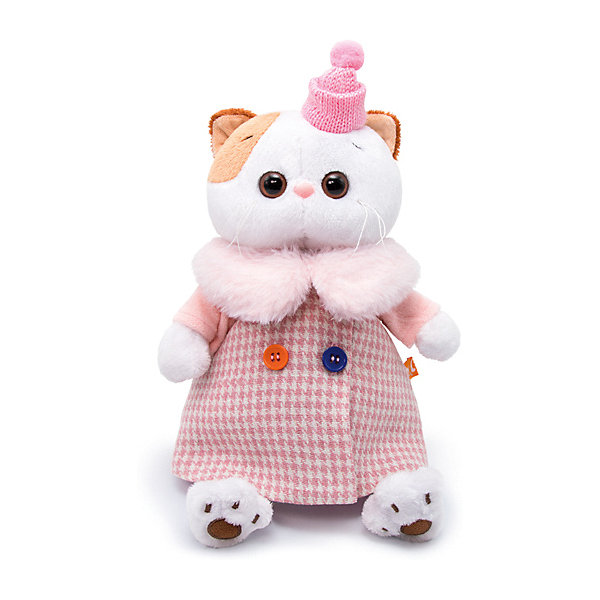 фото Мягкая игрушка Budi Basa Кошечка Ли-Ли в комбинированном пальто, 27 см