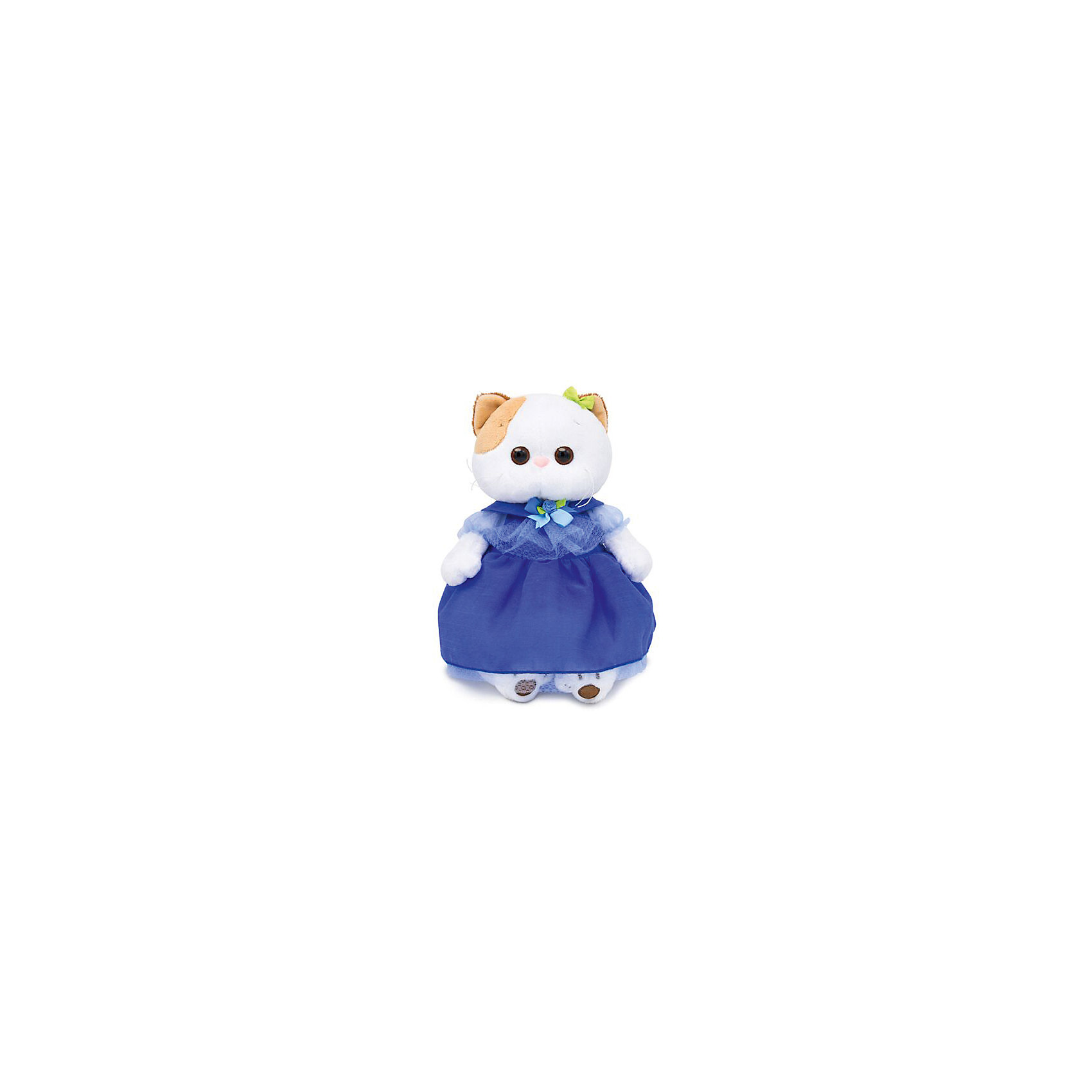 Мягкая игрушка Кошечка Ли-Ли в синем платье, 27 см Budi Basa 12977869