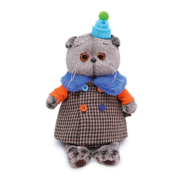 Мягкая игрушка Кот Басик в комбинированном пальто, 30 см Budi Basa 12978198
