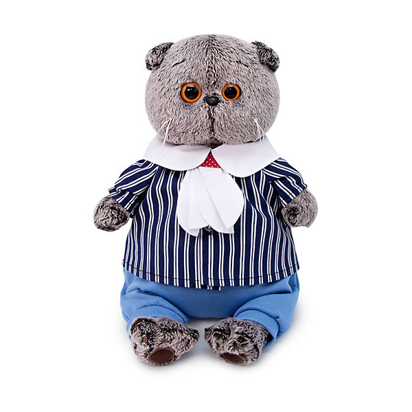 

Мягкая игрушка Budi Basa Кот Басик в морском костюме, 30 см, Коричневый