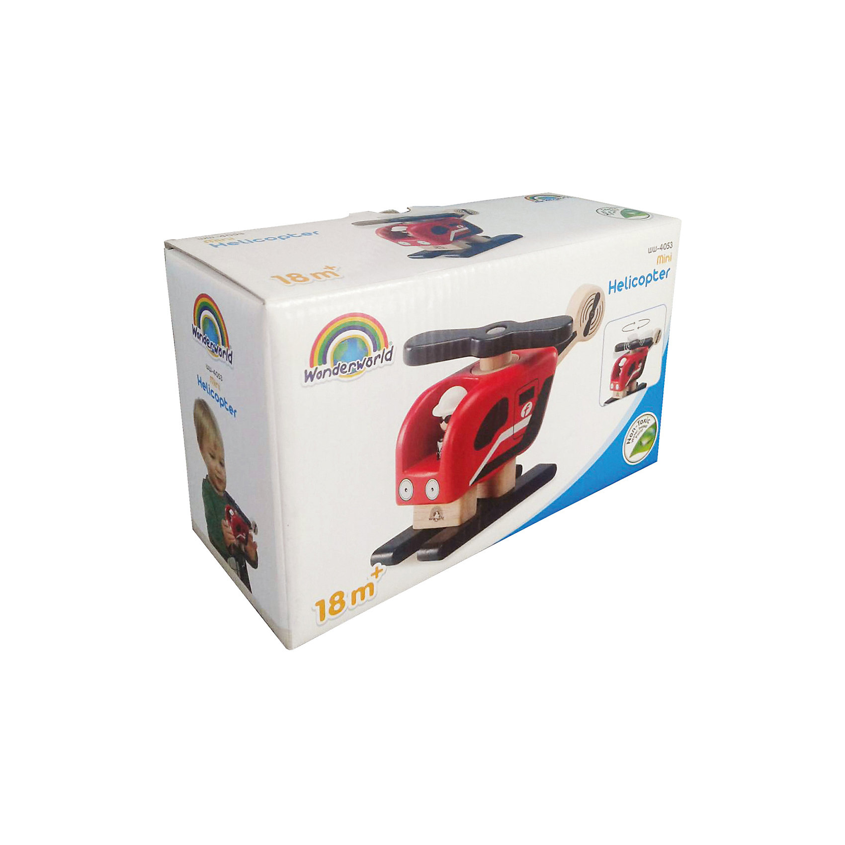 Деревянная игрушка Miniworld Вертолет Wonderworld 12987288