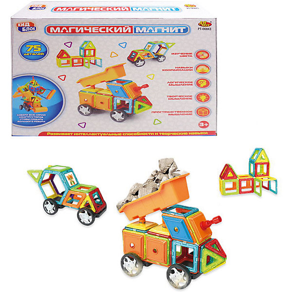 Конструктор "Магический магнит РТ-00843", 75 деталей ABtoys 12996794