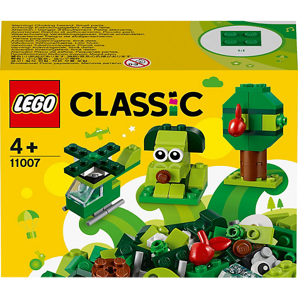 

Конструктор LEGO Classic 11007: Зелёный набор для конструирования