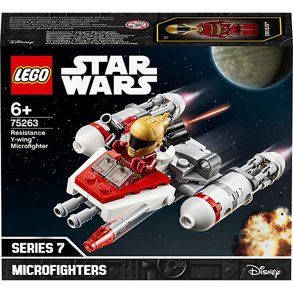 

Конструктор LEGO Star Wars 75263: Микрофайтеры: Истребитель Сопротивления типа Y