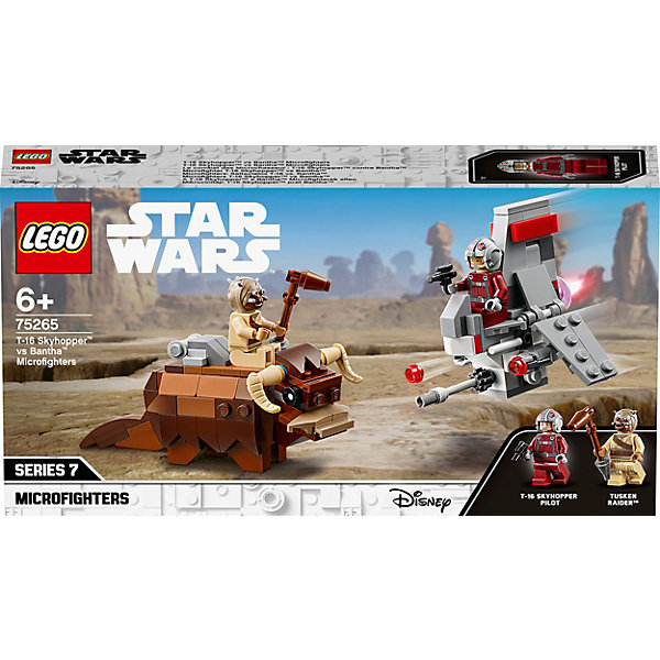 

Конструктор LEGO Star Wars 75265: Микрофайтеры: Скайхоппер T-16 против Банты