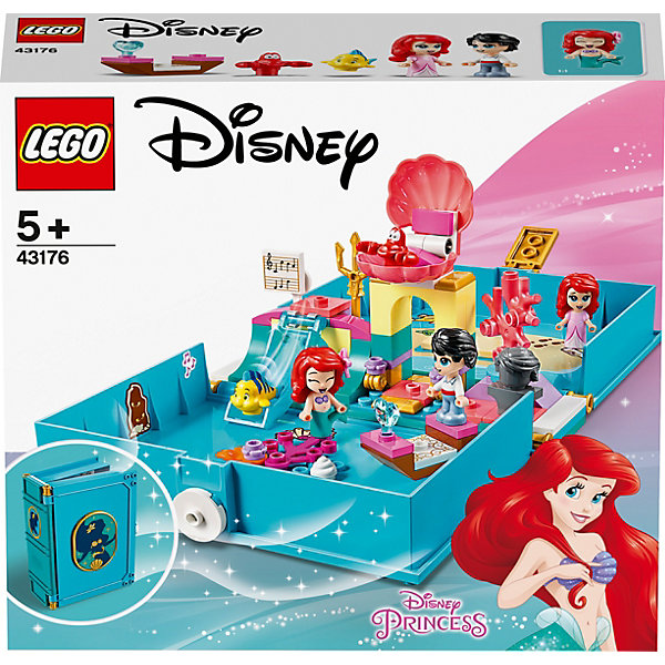 

Конструктор LEGO Disney Princess 43176: Книга сказочных приключений Ариэль