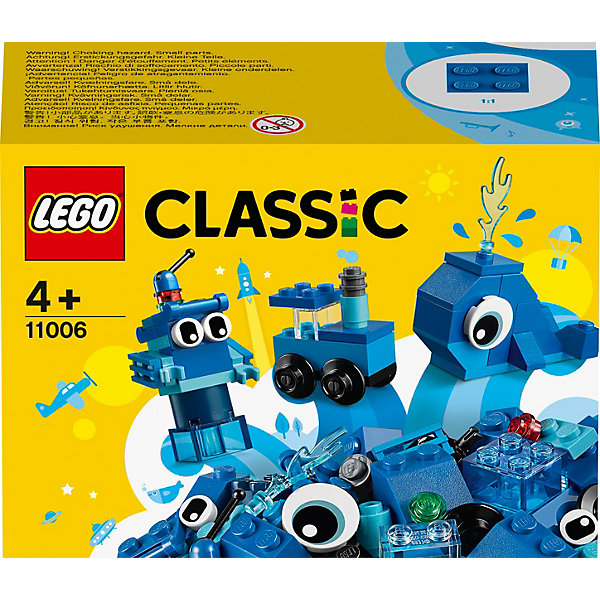 

Конструктор LEGO Classic 11006: Синий набор для конструирования