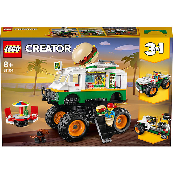 

Конструктор LEGO Creator 31104: Грузовик "Монстрбургер, Конструктор LEGO Creator 31104: Грузовик "Монстрбургер"