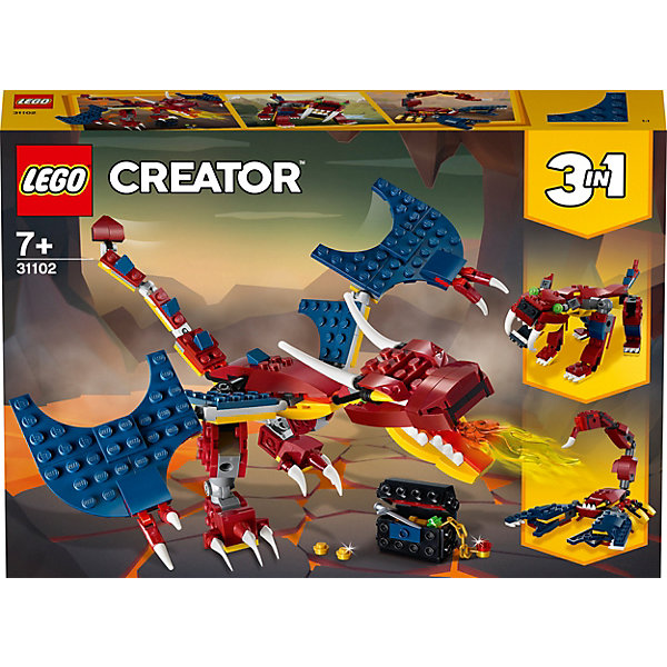 

Конструктор LEGO Creator 31102: Огненный дракон