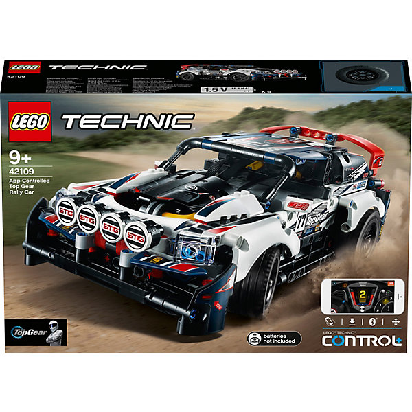 LEGO Конструктор LEGO Technic 42109: Гоночный автомобиль Top Gear на управлении