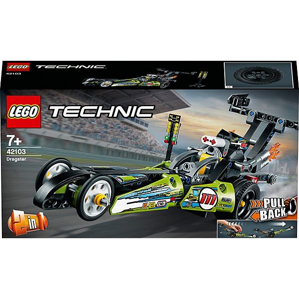 

Конструктор LEGO Technic 42103: Драгстер