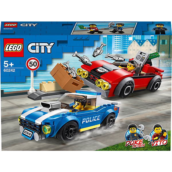 

Конструктор LEGO City Police 60242: Арест на шоссе