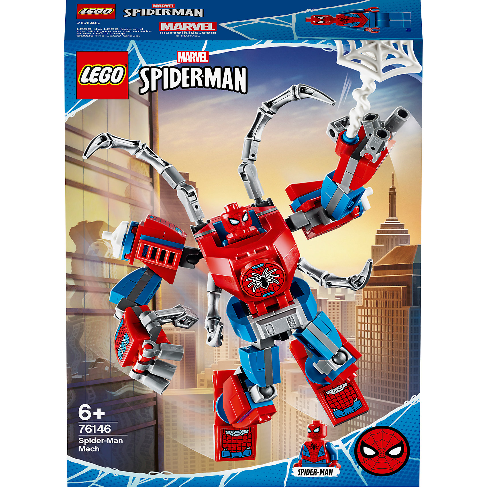 фото Конструктор lego super heroes 76146: человек-паук: трансформер