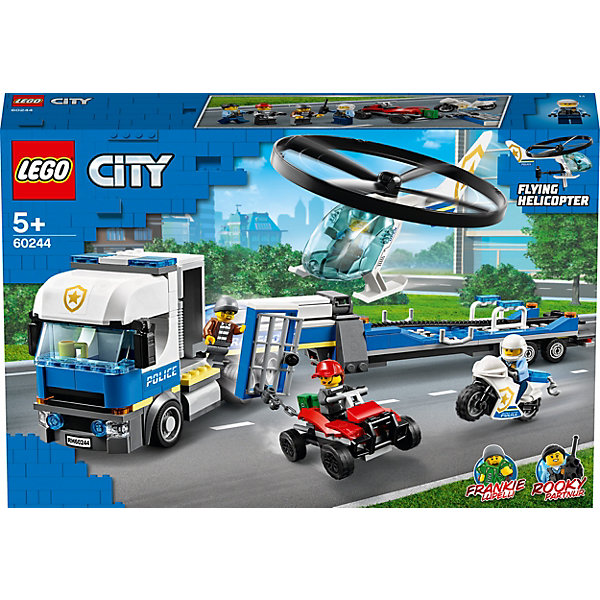 

Конструктор LEGO City Police 60244: Полицейский вертолётный транспорт
