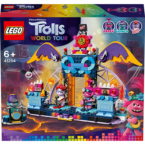 

Конструктор LEGO Trolls 41254: Концерт в городе Рок-на-Вулкане