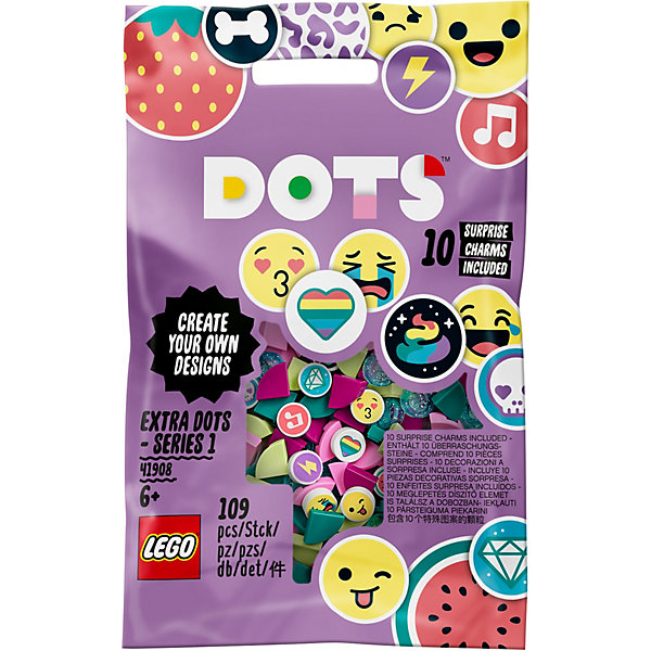 

Конструктор LEGO Dots дополнительные элементы, артикул 41908