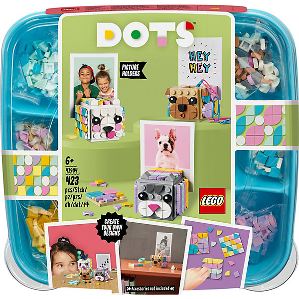 

Конструктор LEGO Dots подставки для фото "Животные", артикул 41904