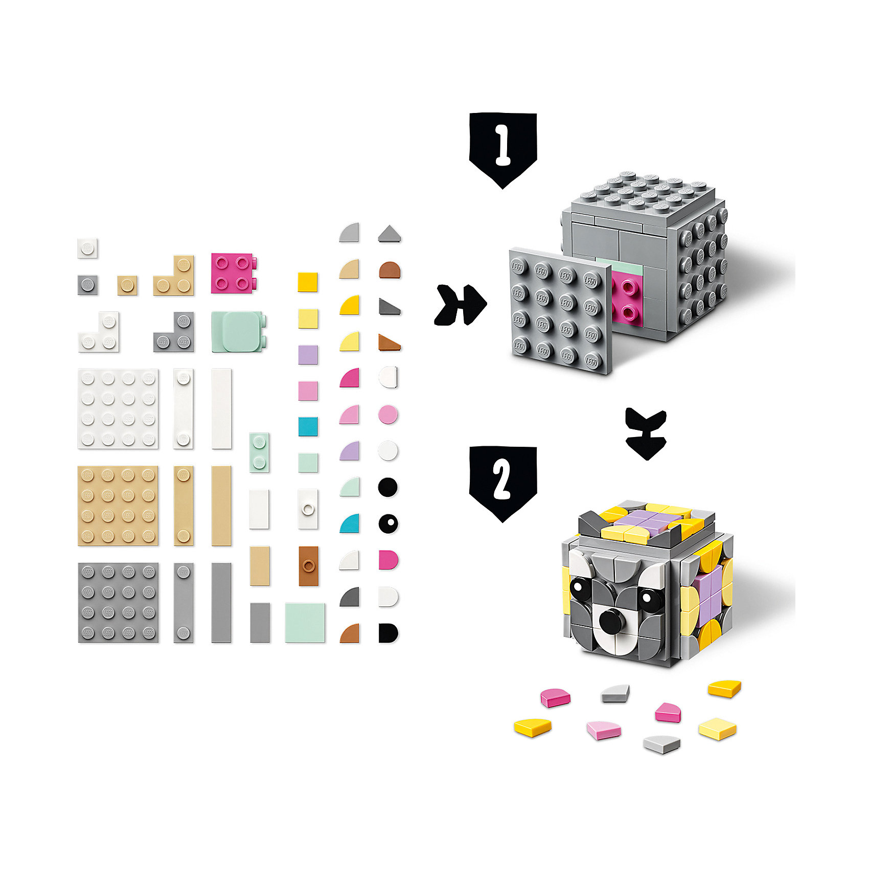 Lego dots подставки для фото животные 41904