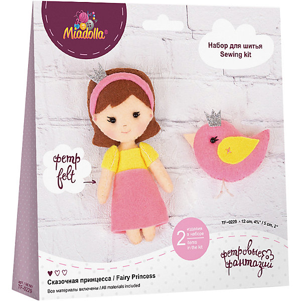 фото Набор для шитья игрушки Miadolla "Сказочная принцесса"