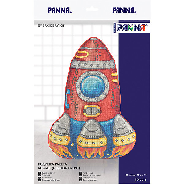 

Набор для вышивания PANNA "Подушка Ракета, Набор для вышивания PANNA "Подушка Ракета"