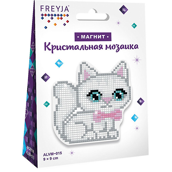 

Кристальная мозаика Фрея магнит "Котенок с бантом, Кристальная мозаика Фрея магнит "Котенок с бантом"