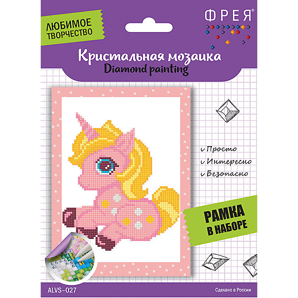 

Кристальная мозаика Фрея "Розовый единорог, Кристальная мозаика Фрея "Розовый единорог"