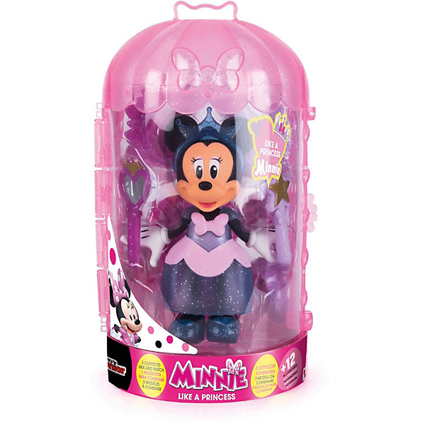 фото Игровой набор IMC Toys Disney Минни: модный гардероб в голубом, 15 см