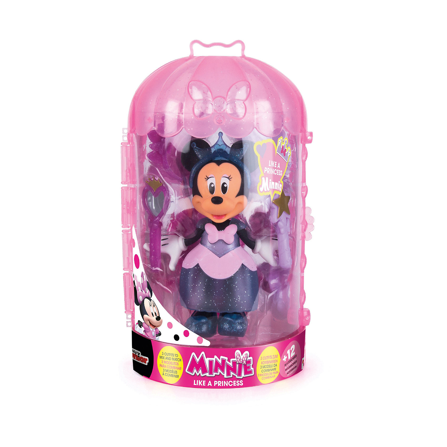 фото Игровой набор IMC Toys Disney Минни: модный гардероб в голубом, 15 см