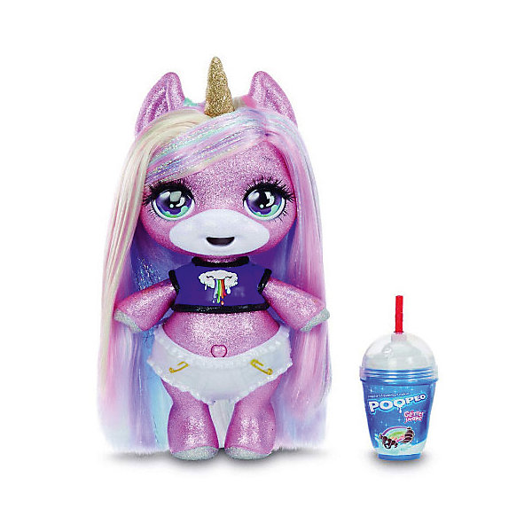 фото Пупс MGA Entertainment Poopsie Surprise Unicorn Единорог, 35 см, розово-фиолетовый