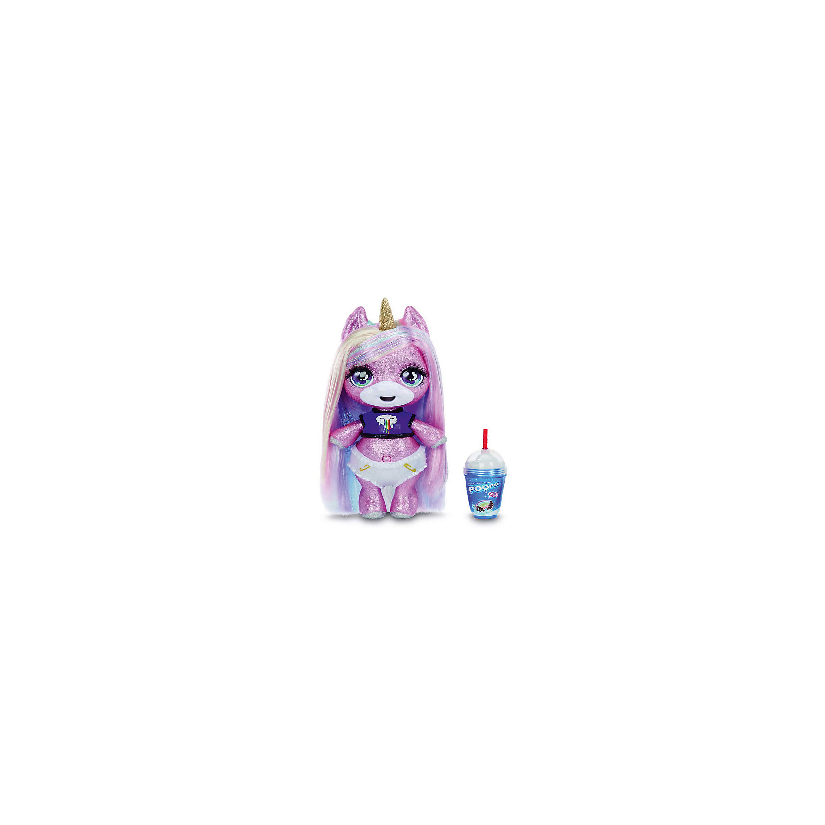 Пупс Entertainment Poopsie Surprise Unicorn Единорог, 35 см, розово-фиолетовый MGA 13036396
