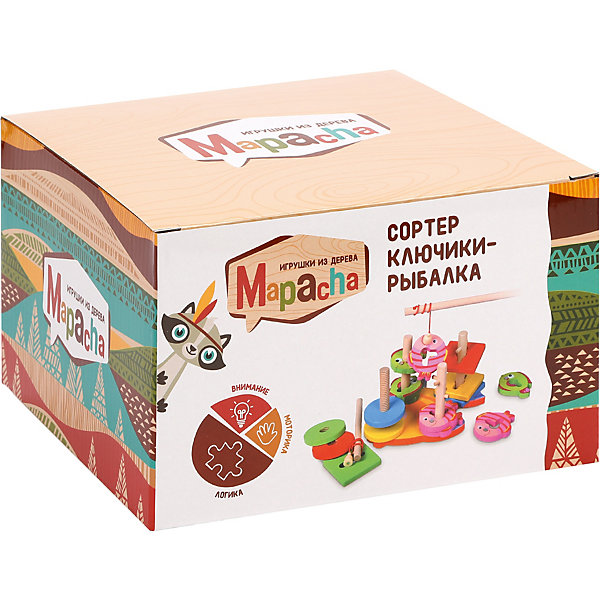 Сортер 2в1 "Ключики-рыбалка" MAPACHA 13047573