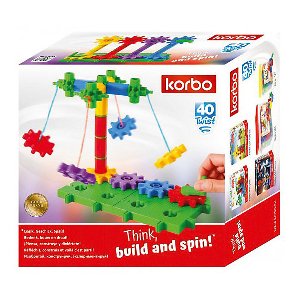 

Конструктор Korbo Twist, 40 деталей