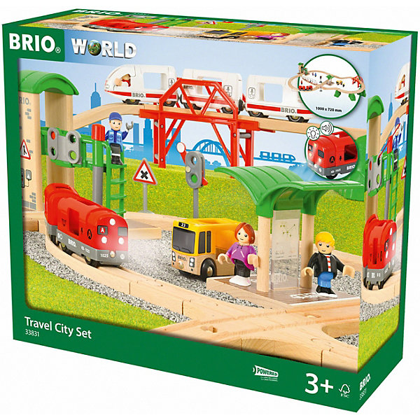 

Железная дорога Brio "Городское путешествие", 41 деталь