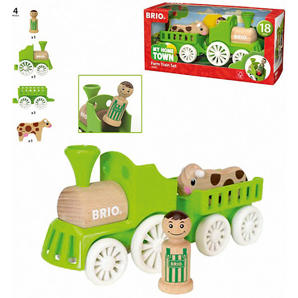 

Игровой набор Brio "Мой родной дом" Фермерский поезд