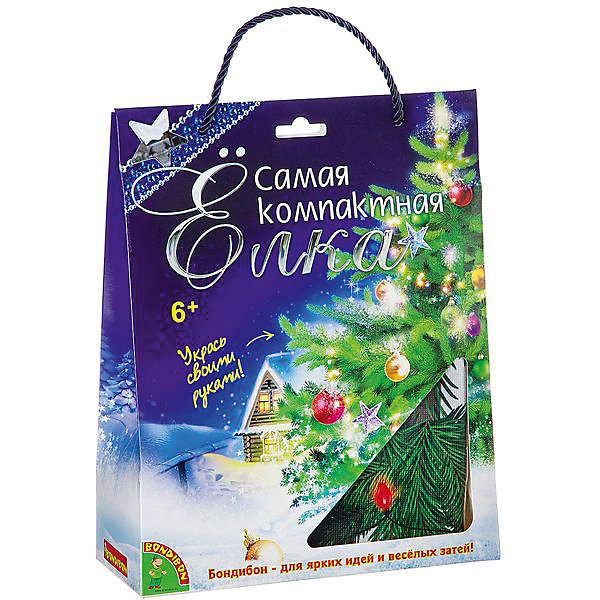 

Набор для творчества Bondibon "Самая компактная елка: укрась своими руками, Набор для творчества Bondibon "Самая компактная елка: укрась своими руками!"